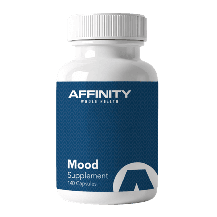 Mood supplement bottle